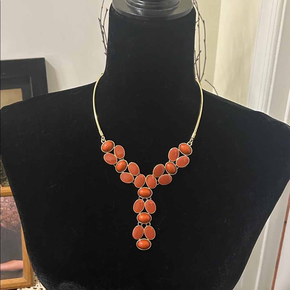 Elegant Gold and Copper Necklace NEW!